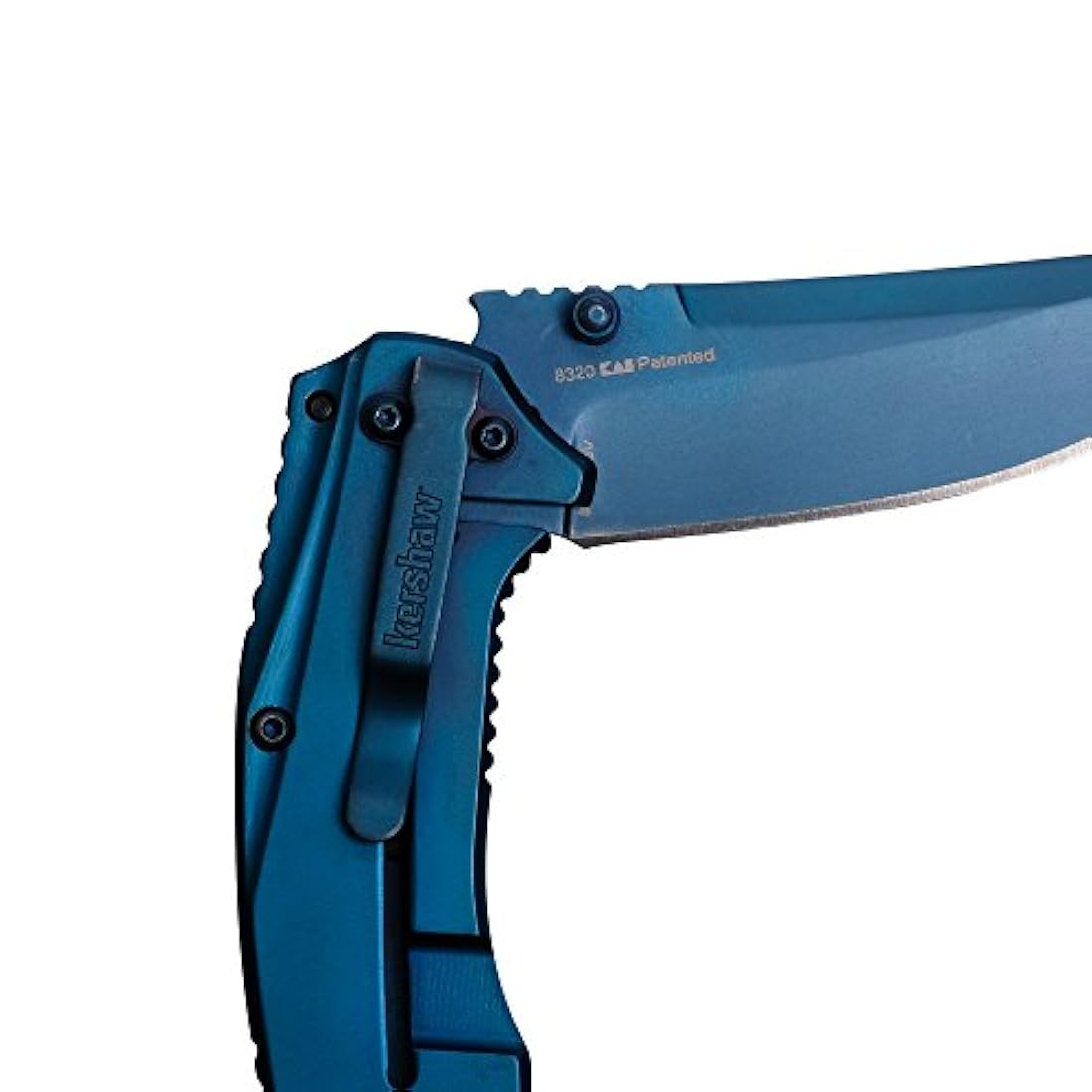 Kershaw hoja de acero  de 3 pulgadas en color azul brillante