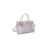 Bolsos de mano transparente para mujer 2 unidades con asa