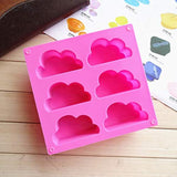 MoldFun Cloud Moldes de silicona para chocolate, caramelo, gelatina, gelatina, gelatina, gelatina, molde para tartas, jabón, bomba, baño, cera, fundida, yeso, bandeja de cubitos de hielo