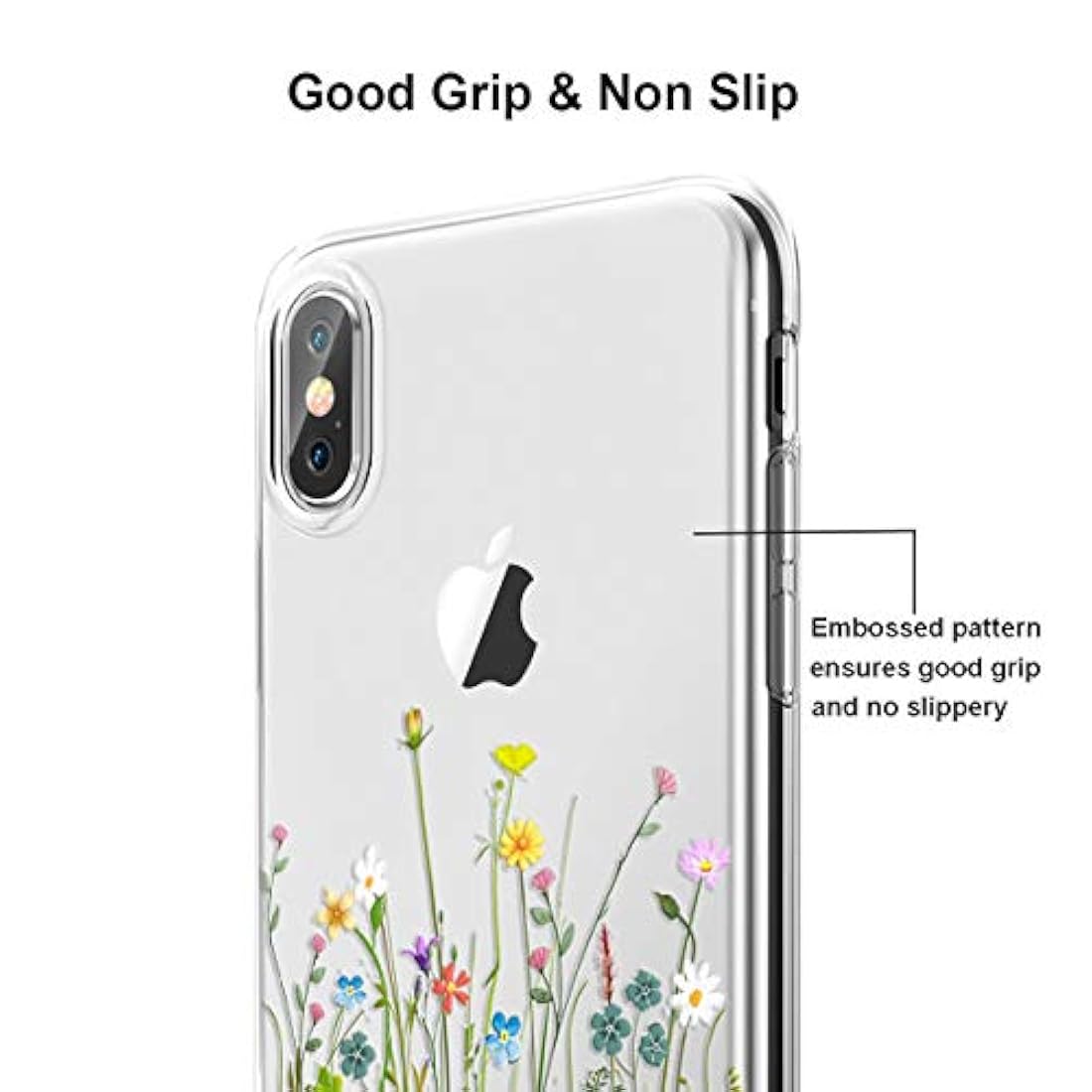 Unov - Carcasa para iPhone Xs y iPhone X  de5,8 pulgadas