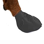 Botas para perros, impermeables, L, Negro