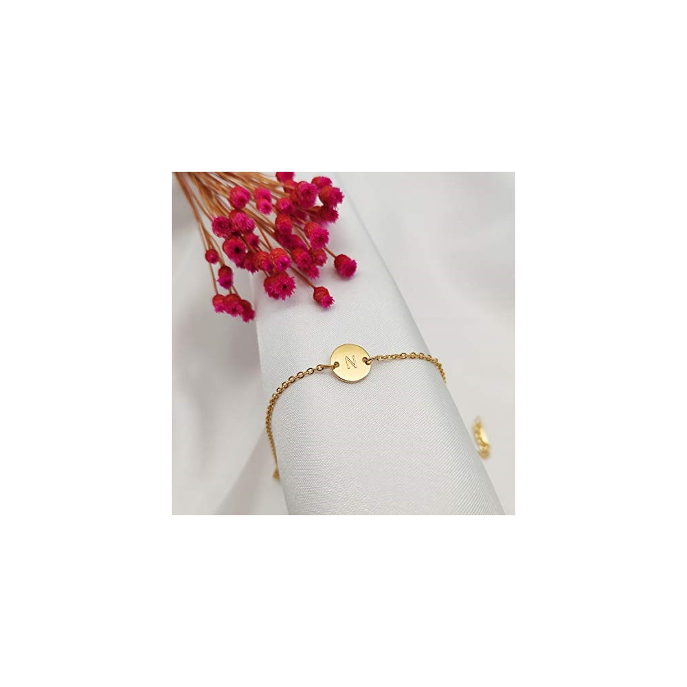 Pulseras y tobilleras con inicial