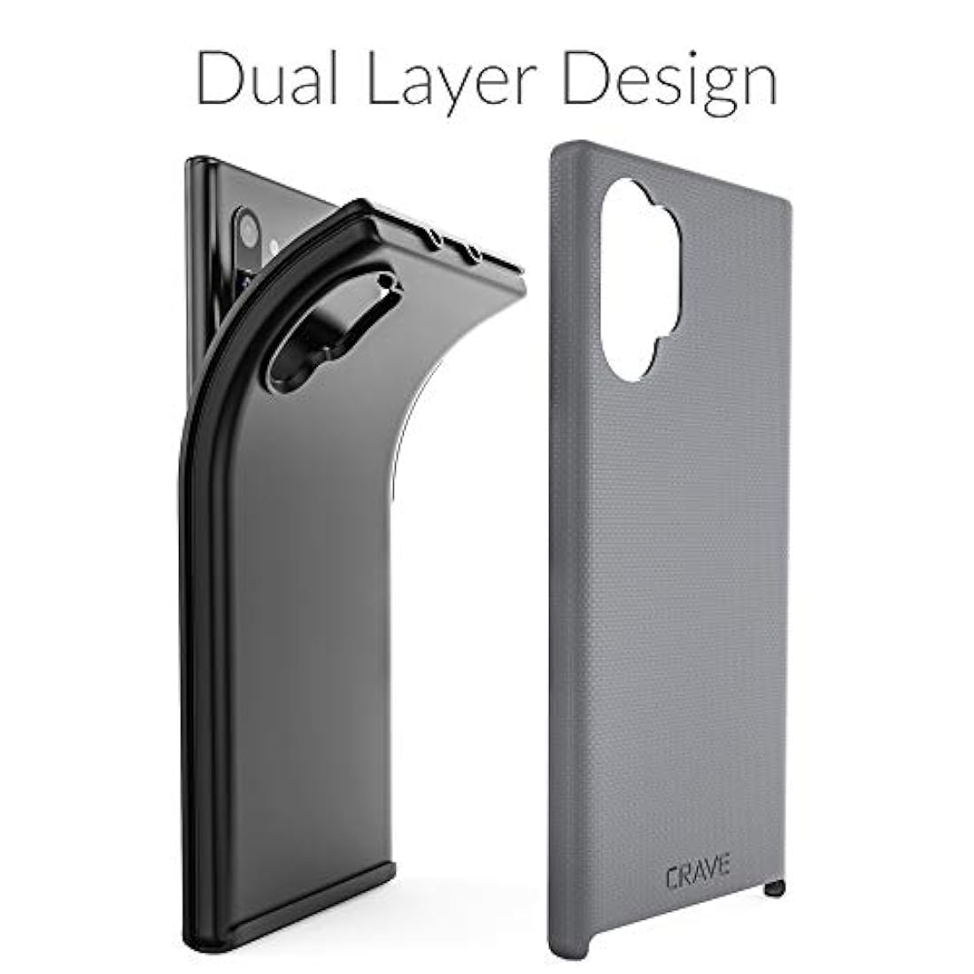 Carcasa para Samsung Galaxy Note 10 Plus/ Gris.