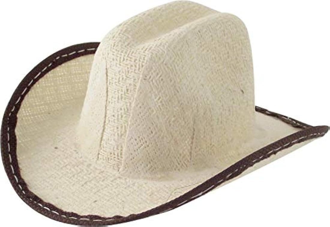 Mini sombrero de vaca, 2.0 in de alto, 12 unidades, Vaquero,