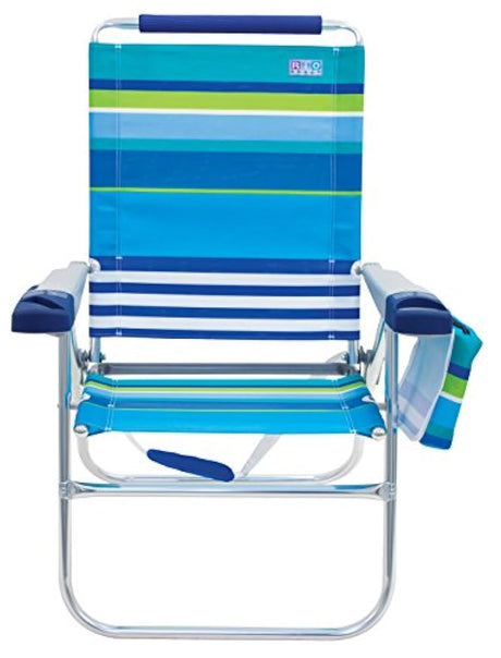 17 inch de alto de aluminio Deluxe silla de playa
