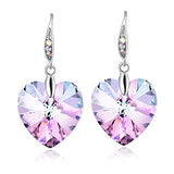 Arete en forma de corazón para mujer