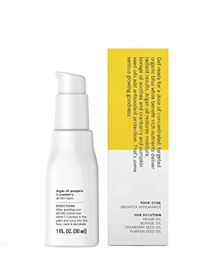 Sérum facial reafirmante Acure, 1 onzas