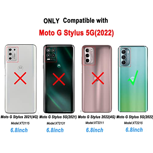 LeYi Funda para Motorola Moto G Stylus 5G 2022, G Stylus 5G