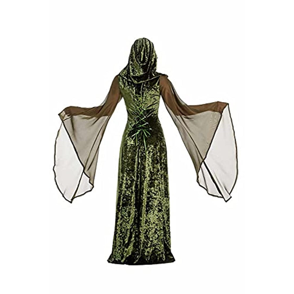Disfraces medieval vintage terciopelo encaje vestido