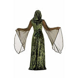Disfraces medieval vintage terciopelo encaje vestido