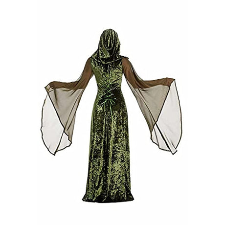Disfraces medieval vintage terciopelo encaje vestido