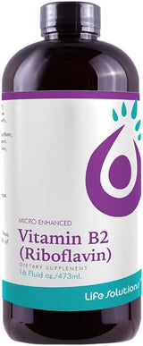 Vitamina B2 líquida (riboflavina) 16oz  dietético líquido