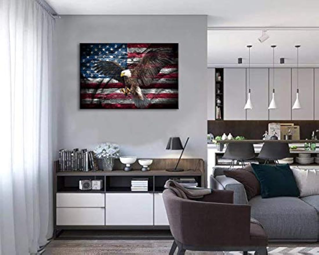 Urttiiyy - Póster grande con bandera de Estados Unidos