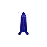 Disfraz Capa larga de terciopelo con capucha unisex talla M