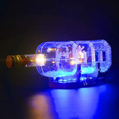 Kit de iluminación LED para barco en botella