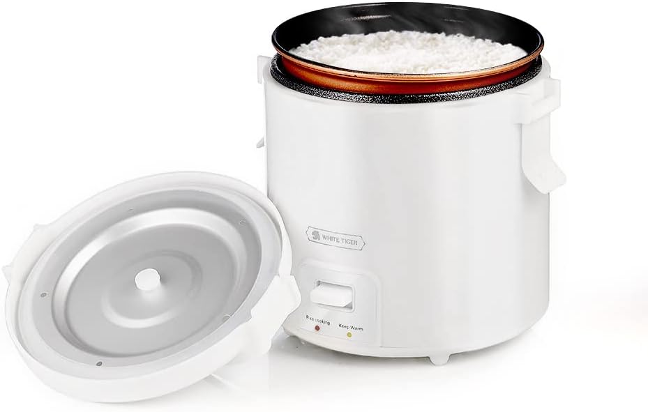 Olla Arrocera 1.0L WHITE TIGER, Rápido, 1-2 Personas, Modelo Mini