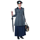 Disfraz de Mary Poppins para mujer talla grande color gris
