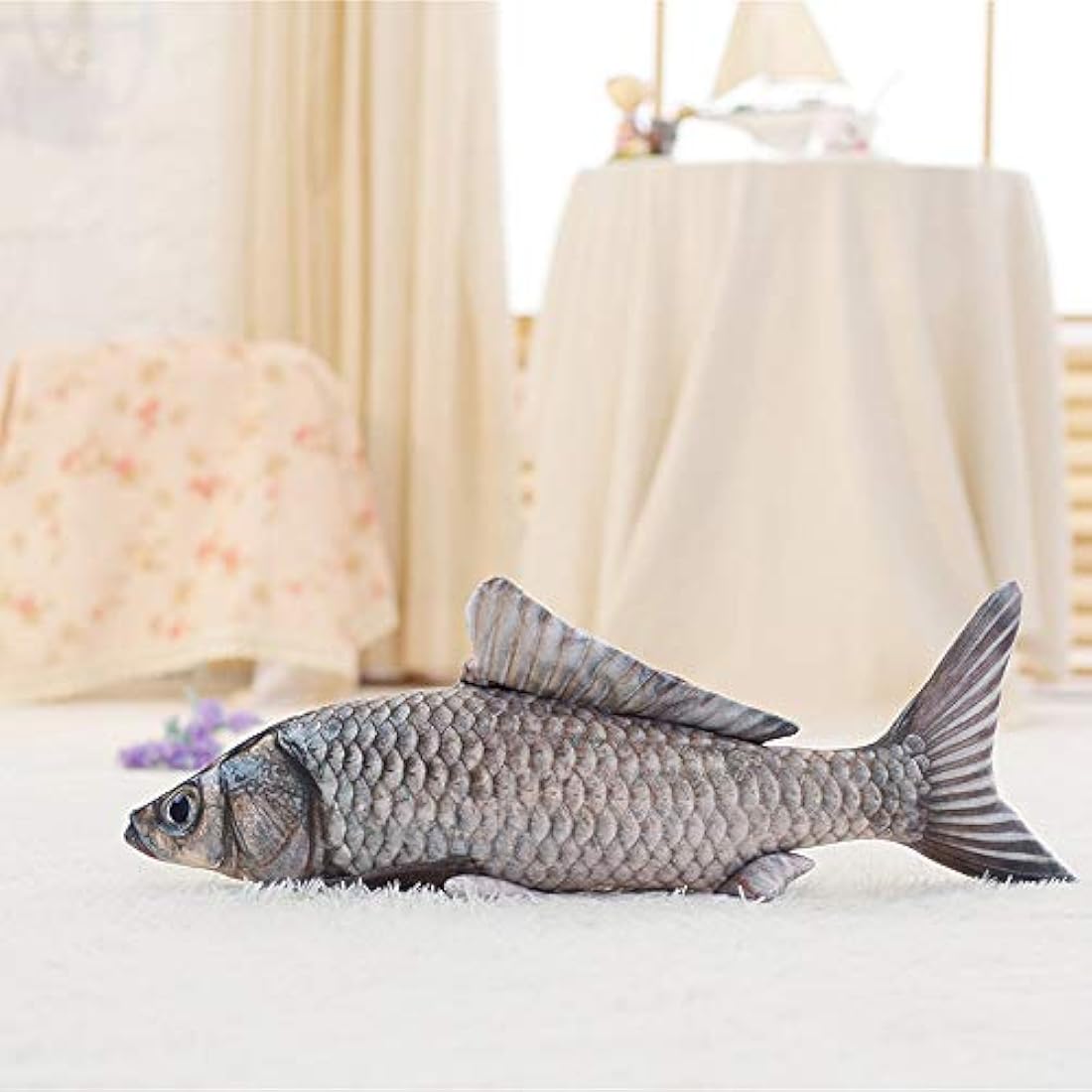 Juguete de peluche con simulación gigante de peces