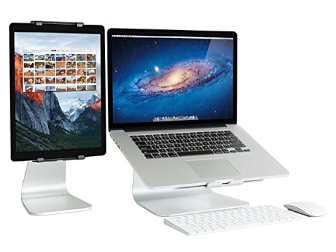 Rain Design Soporte inclinado para portatil, Plateado