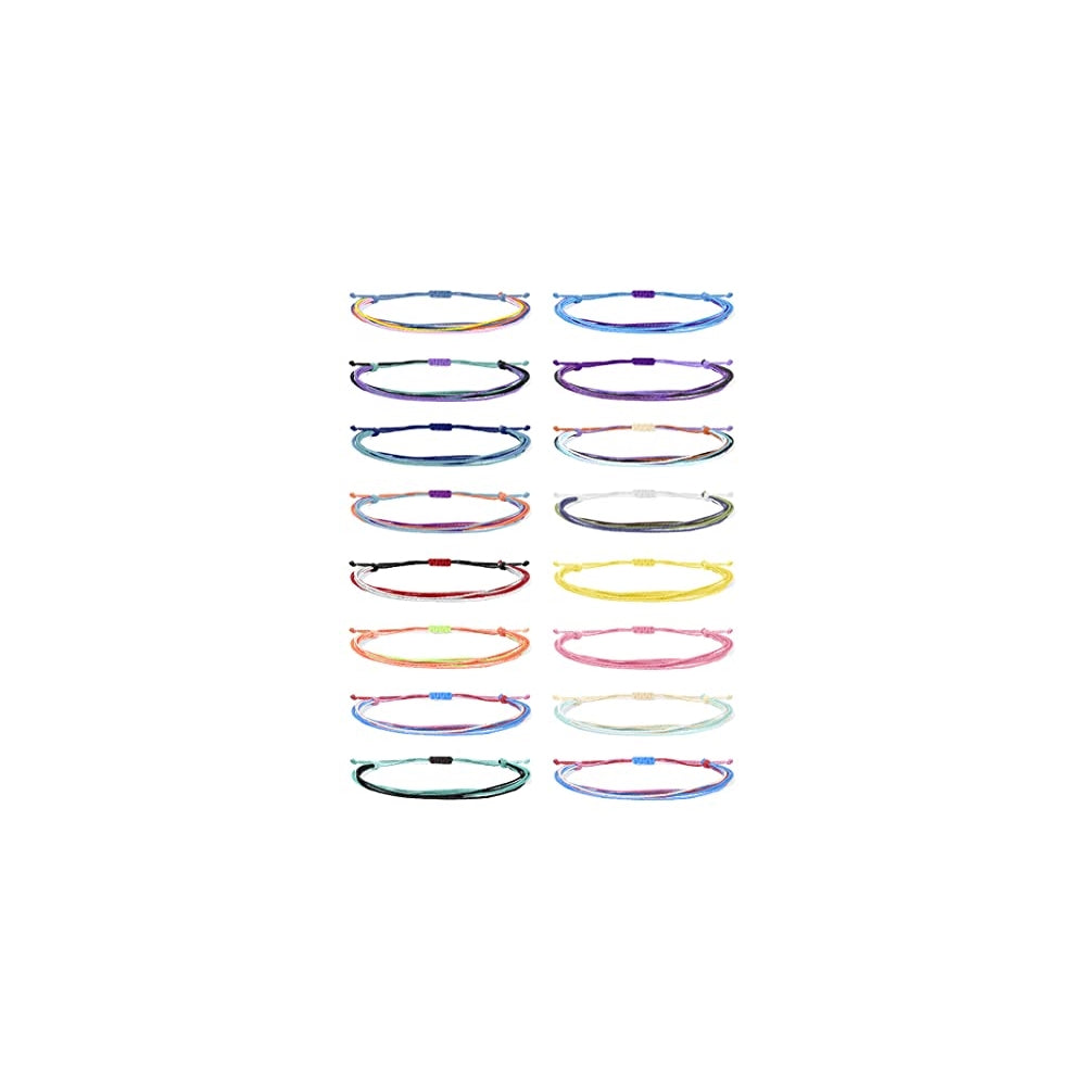 Pulseras y tobilleras impermeables de cuerda para verano
