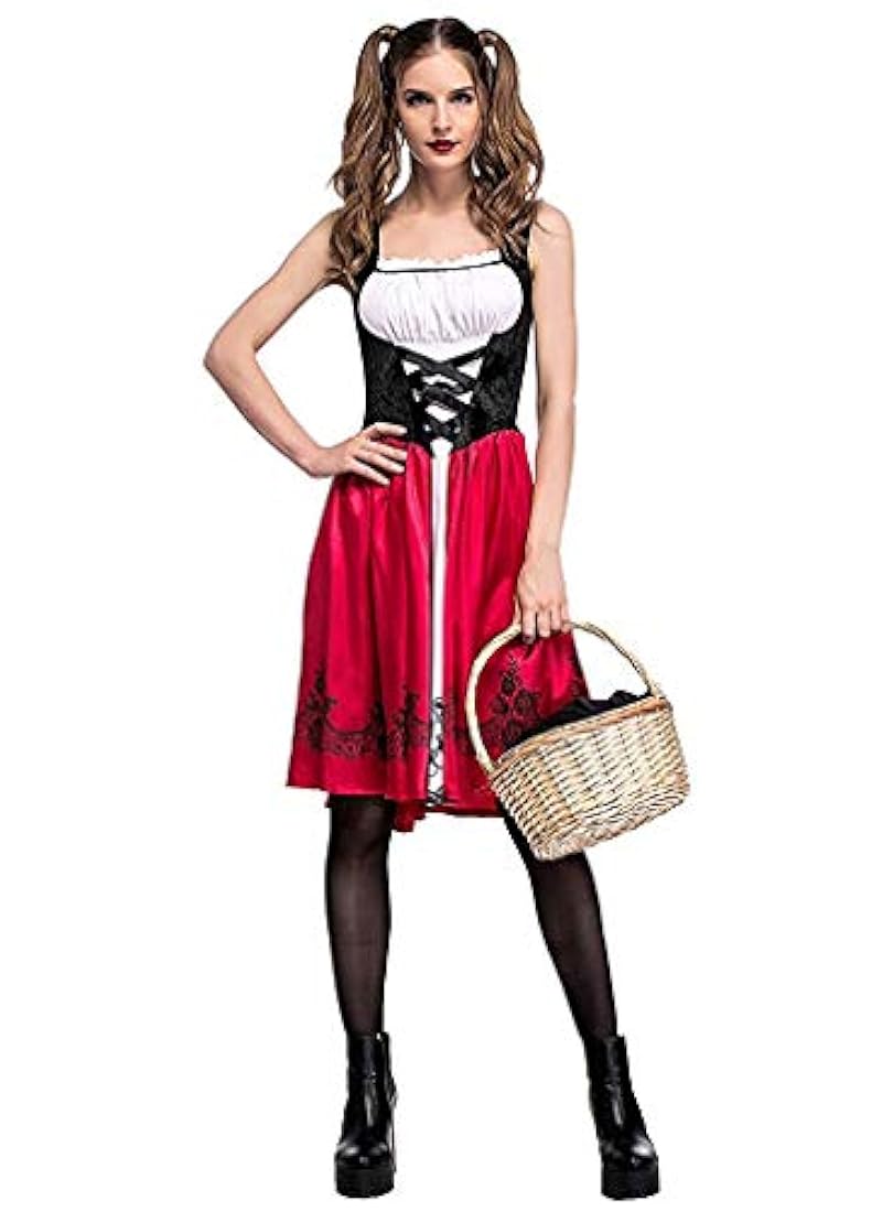 Disfraz de campana de equitación para mujer color rojo