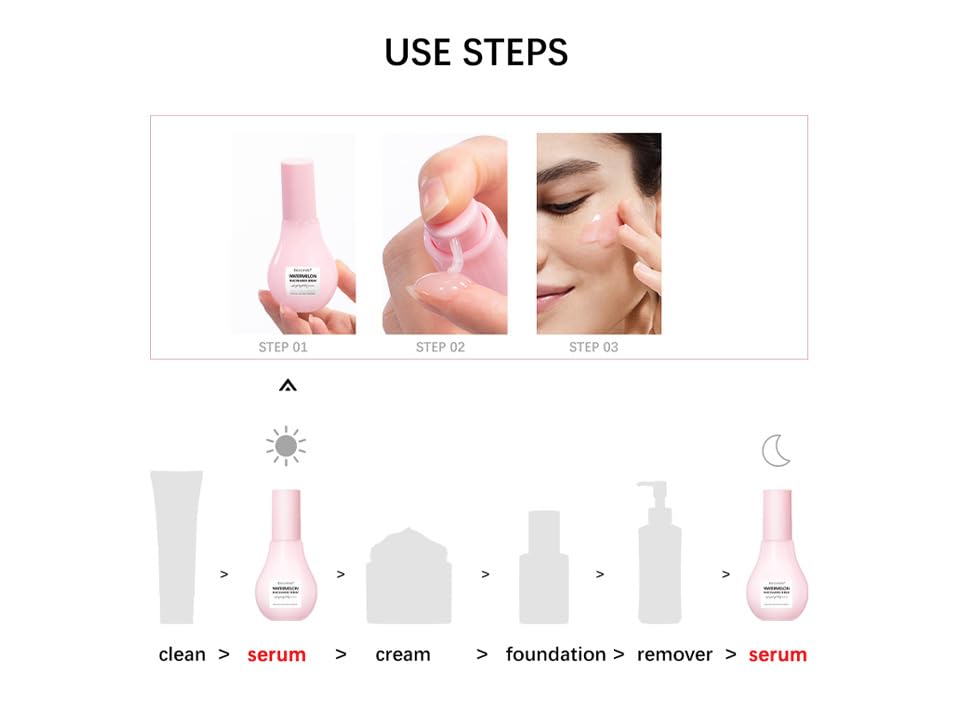 Suero facial hidratante de sandía JISKG