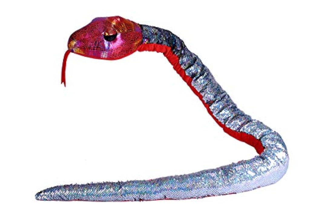 Peluche de serpiente de lentejuelas (53.9 in)