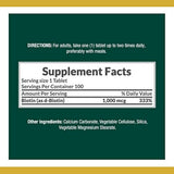 Suplemento de biotina Nature's Bounty 0.000035 oz, B001G7QVHW, 1, 1