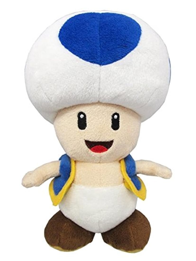 Little Buddy Super Mario All Star Peluche de sapo azul