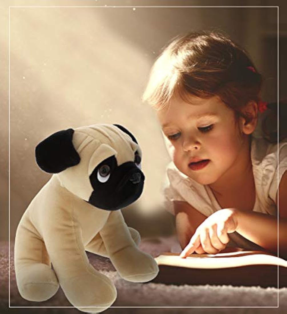 Peluche de perro para niños color marrón. Puzzled Inc