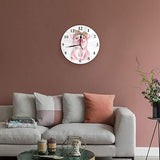 Reloj de pared con diseño de animales de granja divertido