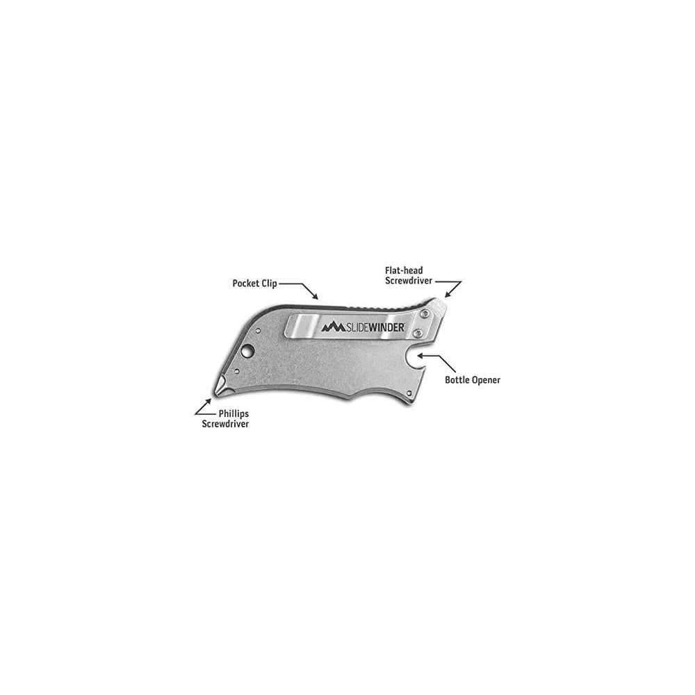 Cuchillo multiherramienta con cuchilla de afeitar y abridor
