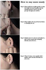 Pendientes de plata esterlina Pendiente hipoalergénico