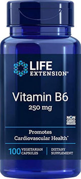 Life Extension Vitamin B6 250 mg, 100 Vegetarian Capsules