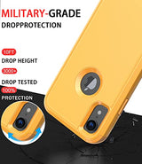 Diverbox Funda para iPhone Xr [a prueba de golpes] [a prueba de polvo], funda de protección resistente para Apple iPhone XR (amarillo)