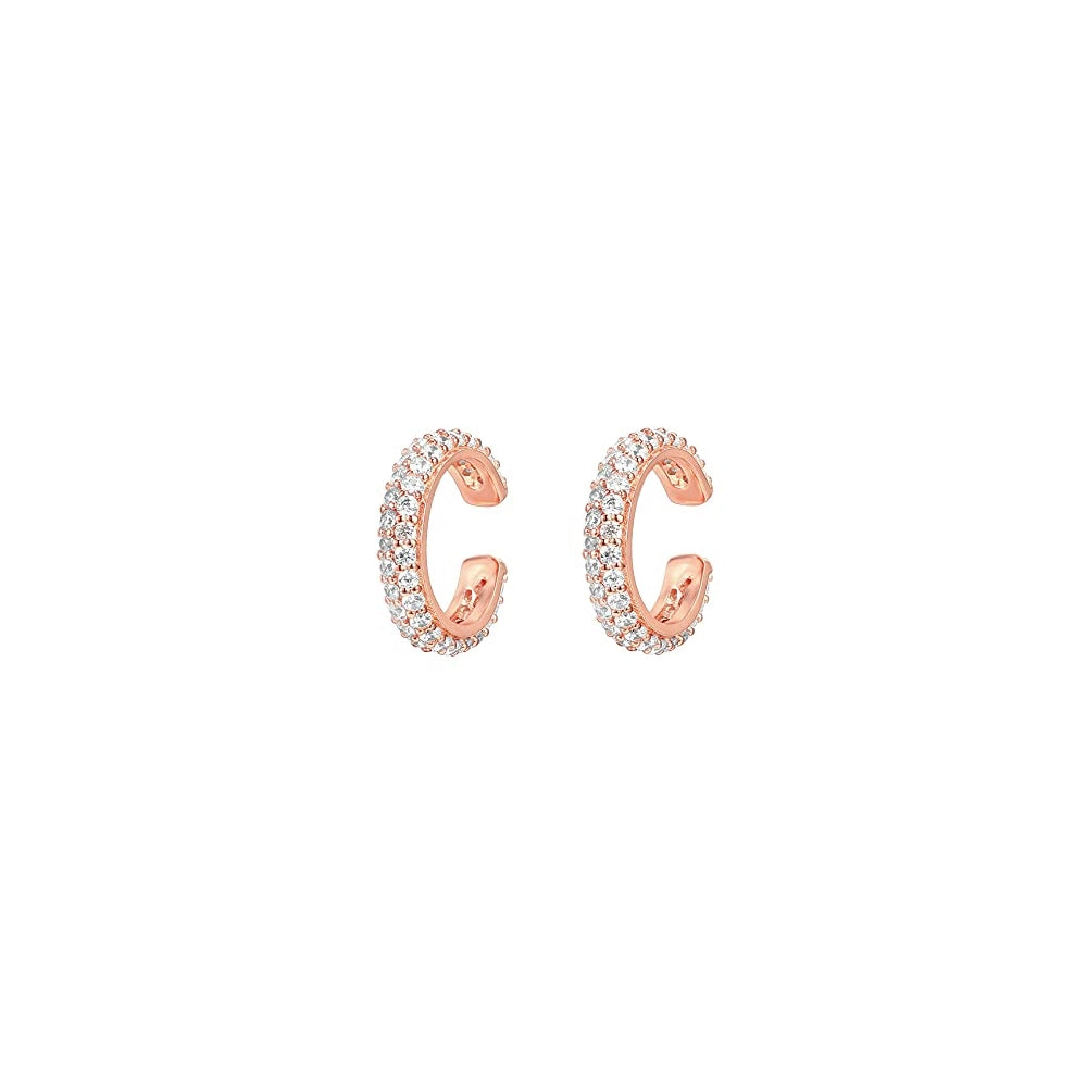 Aretes de plata aretes a presión para mujer
