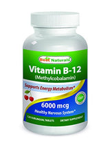 Best Naturals Vitamina B12 6000 mcg 120 tabletas
