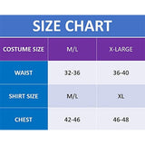 Disfraces - Traje de terciopelo para adultos con sombrero
