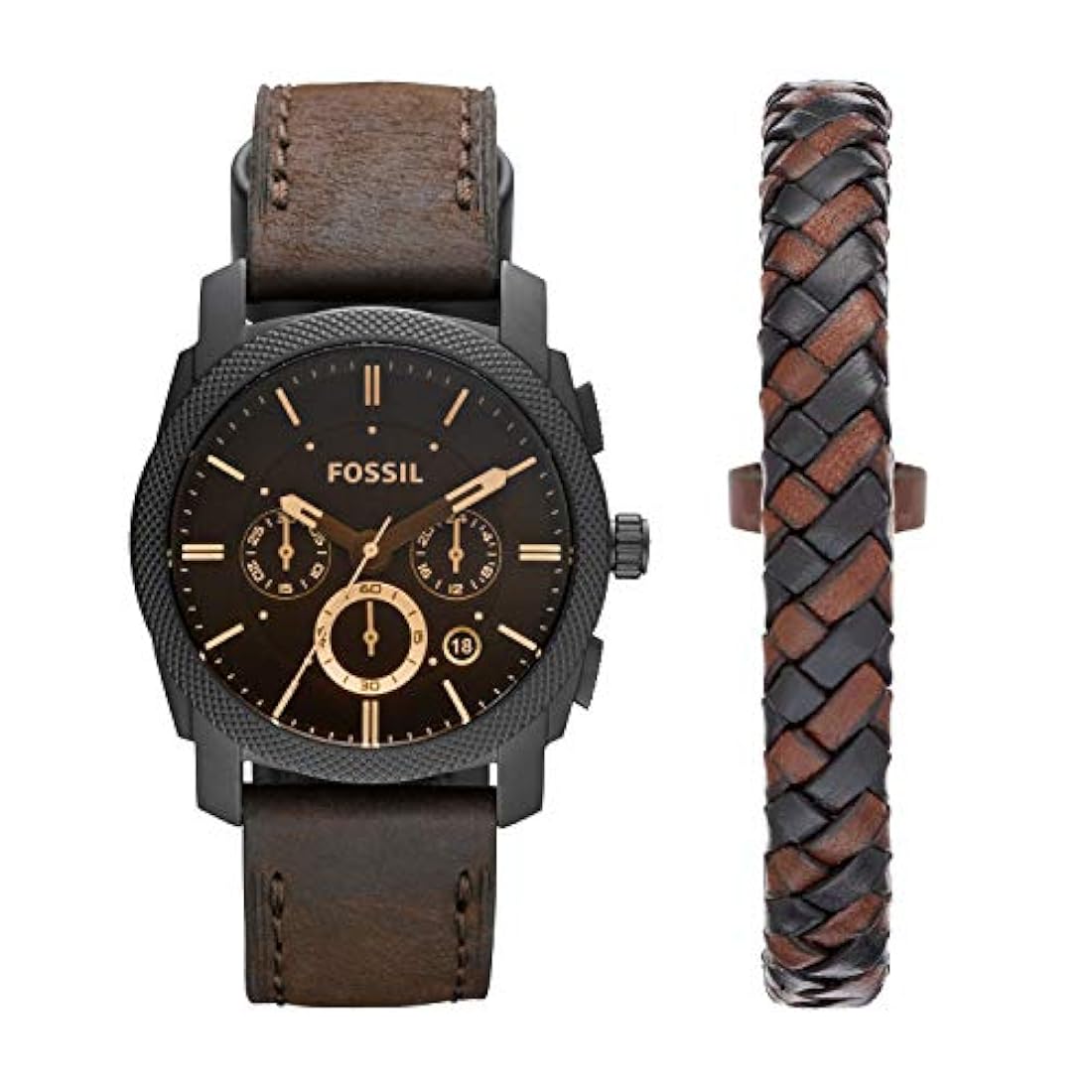 juego de reloj y pulsera para hombre