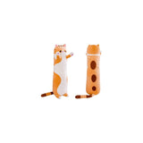 Peluche de gato de caricaturas suave almohada larga