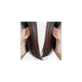 Aretes colgantes de plata con forma de onda para mujeres