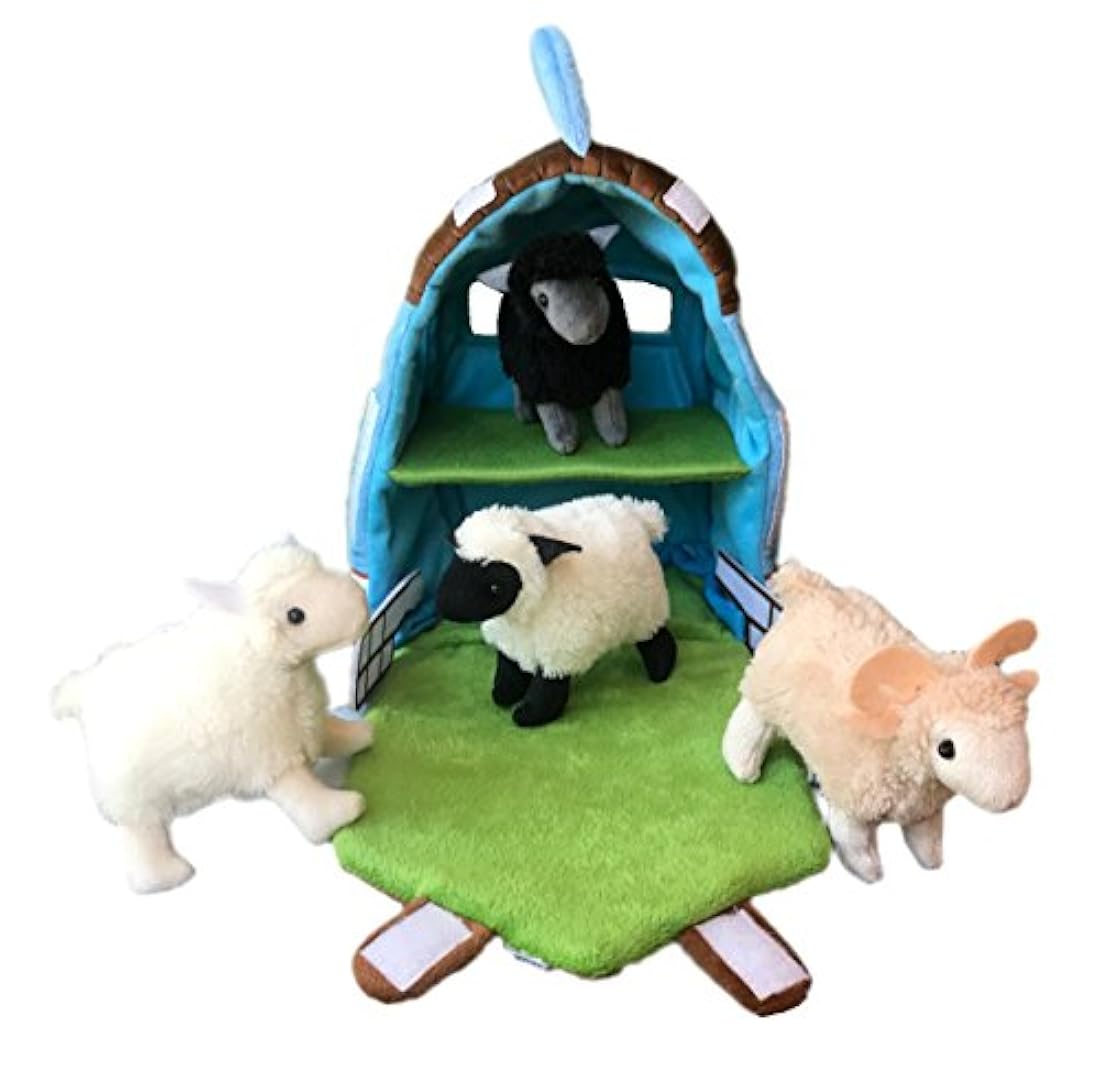 Adore – 12 peluche Molino de viento Ovejas Granja Animal