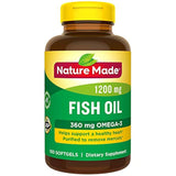 Nature Made Aceite de pescado Omega-3, 1200 mg, 100 cápsulas