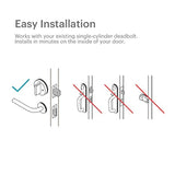 Dispositivo Smart Lock Pro + Connect de puerta AUG-SL03-