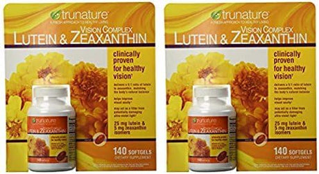 Suplemento de Visión Trunature, Luteína y Zeaxantina, 140 Caps.