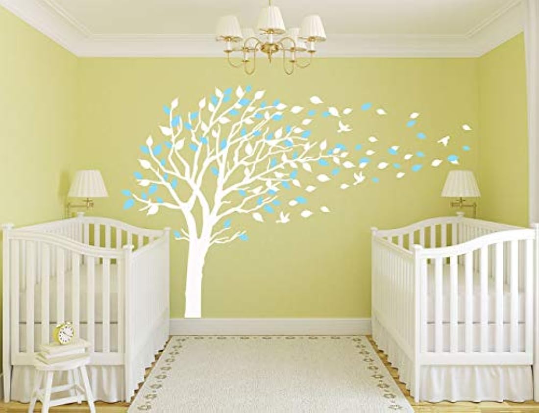 Pegatinas de pared con diseño de árbol de viento