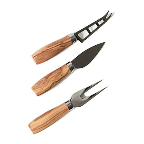 Berard – Juego de 3 cuchillos para queso de acero inoxidable
