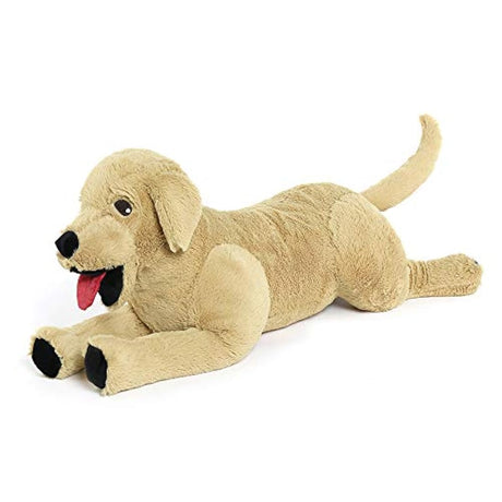 Peluche de peluche con diseño de perro dorado