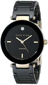 Reloj de cerámica con diamantes auténticos para mujer