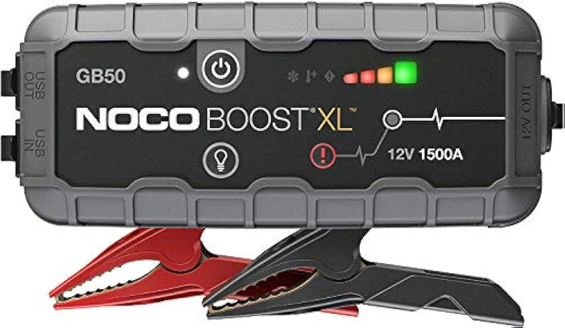 Cargador de baterias para motores,color negro de 12 V. Noco